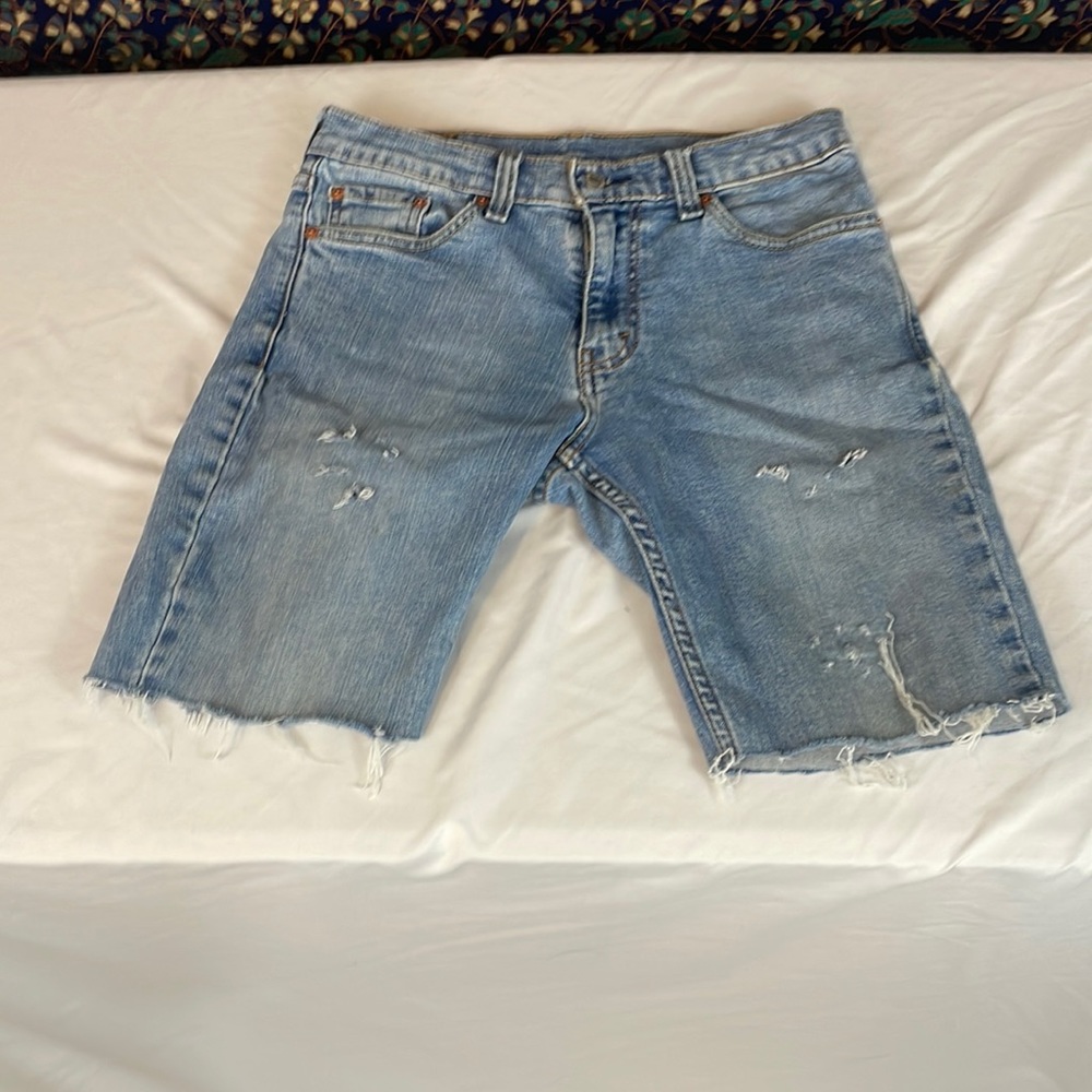 DIY jean shorts